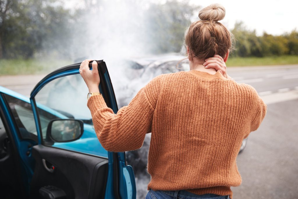 passenger in a car accident