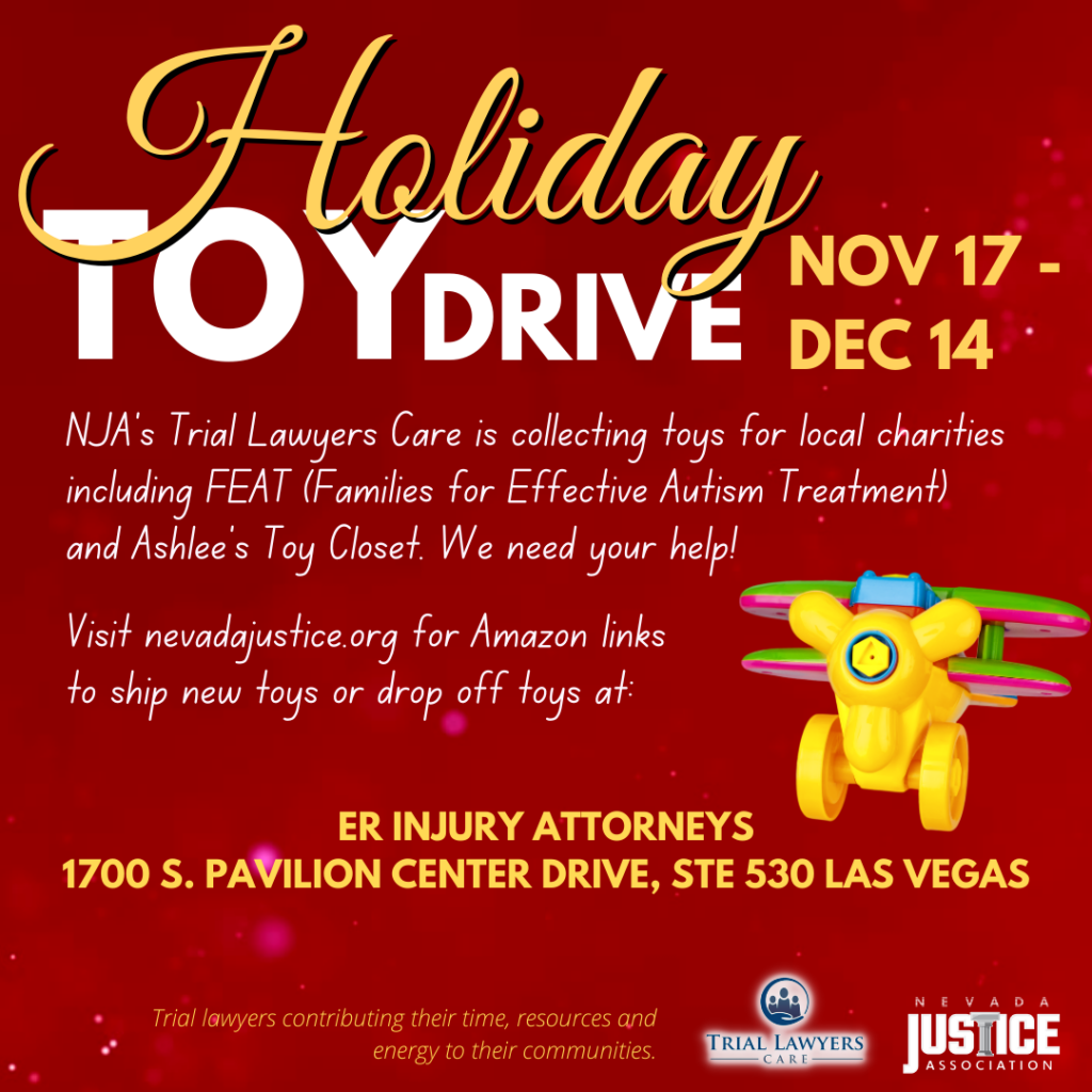 NJA’s Trial Lawyers Care Holiday Toy Drive