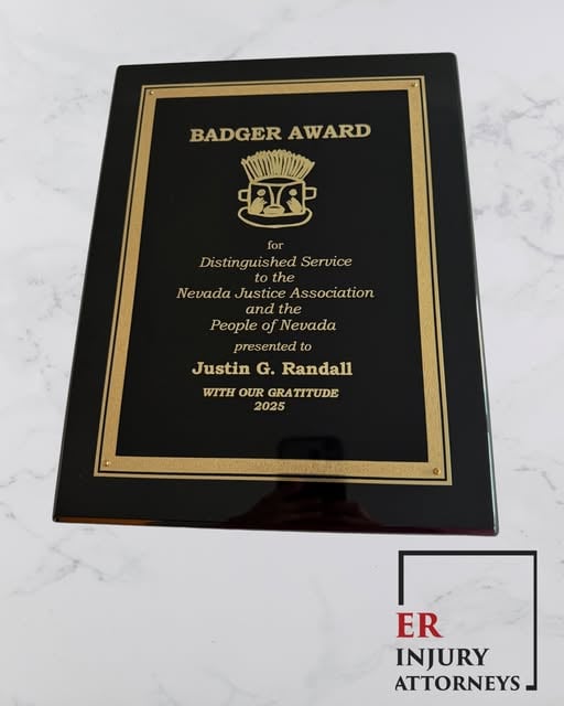 Nevada Justice Association’s Prestigious Badger Award