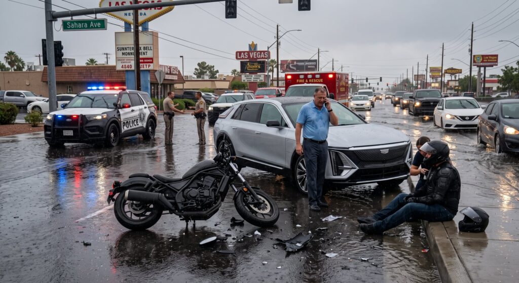 August Monsoon Motorcycle Crashes | Las Vegas Bike Accident Lawyer